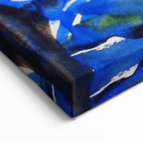 Vibrant Modern Wall Art – Colorful Abstract Painting of Child Reading
