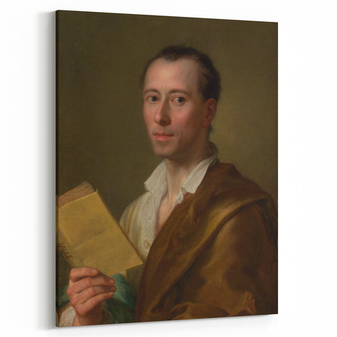 Neoclassical Art Print: Johann Winckelmann Portrait - Elegant Classicism