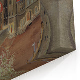 Charming Modern Cityscape Art – Classic Architectural Street View Decor