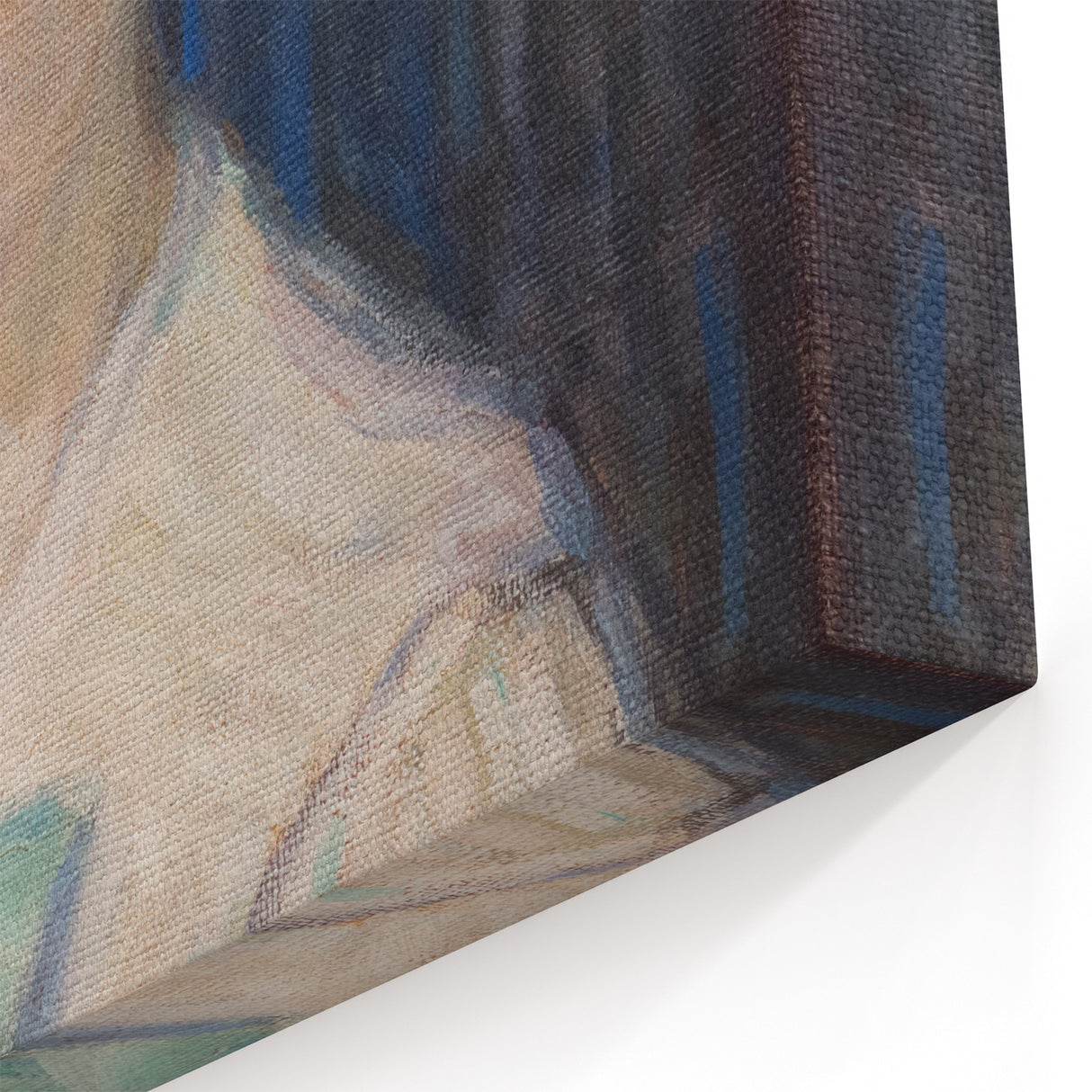 Classic Modern Portrait Art – Elegant Woman’s Portrait with Soft Tones