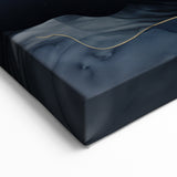 Elegant Black and Gold Abstract Strokes - Modern Wall Art Decor