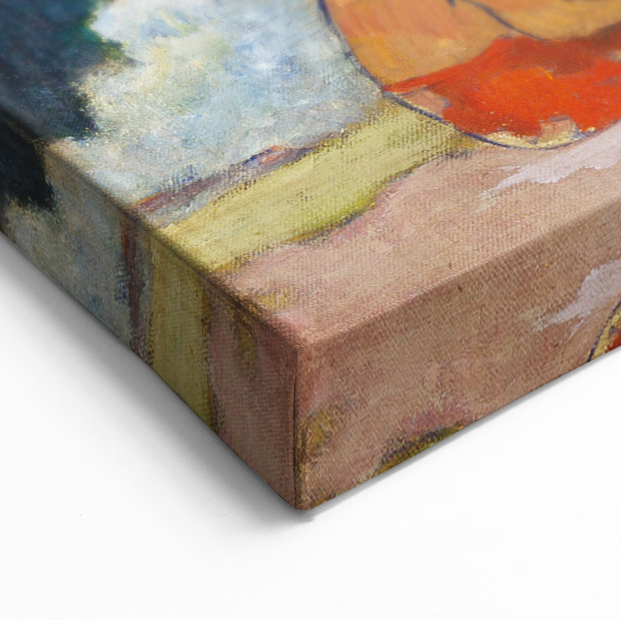 Tropical Tranquility: Modern Wall Art Inspired by Gauguin's Tahiti Scene