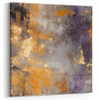 Abstract Gold and Purple Strokes - Elegant Modern Wall Art Decor