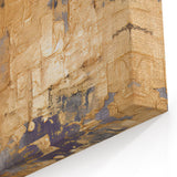 Abstract Gold and Purple Textured Art - Modern Luxury Wall Decor