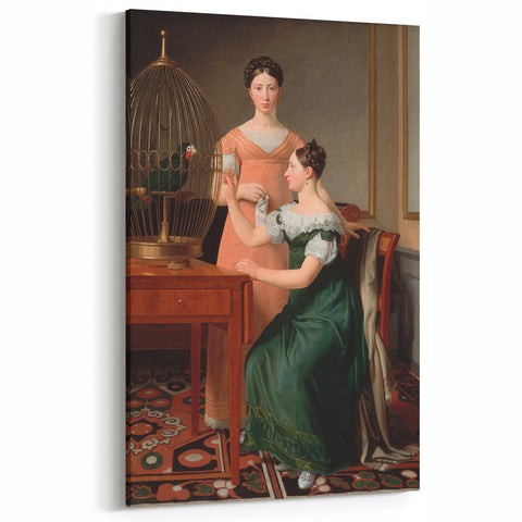 Neoclassical Art Print: Bella and Hanna Nathanson by Eckersberg - Refined Style