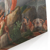 Neoclassical Art Print: Moses and the Red Sea by Eckersberg - Epic Scene