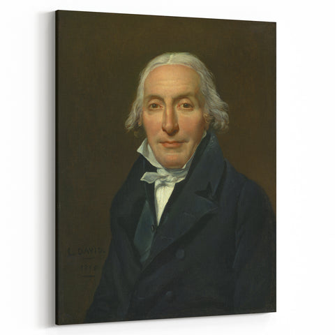 Neoclassical Art Prints: Portrait of Jean-Pierre Delahaye by Jacques-Louis David