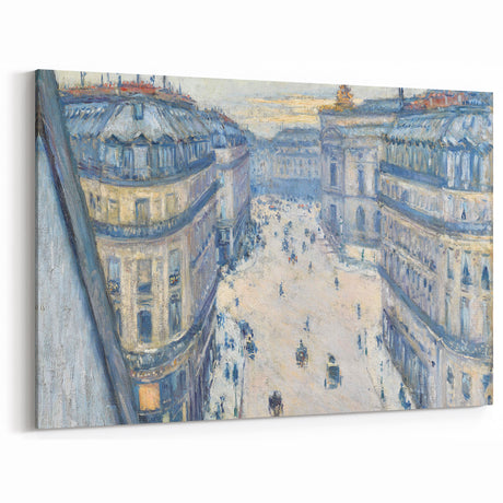 Impressionist Cityscape Wall Art - Caillebotte Paris Street View Print