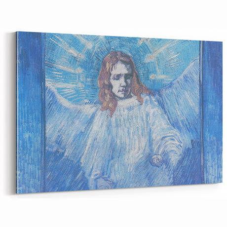 Impressionist Angel Wall Art - Van Gogh Inspired Celestial Print
