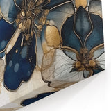 Contemporary Flower Prints - Elegant Floral Abstract Canvas