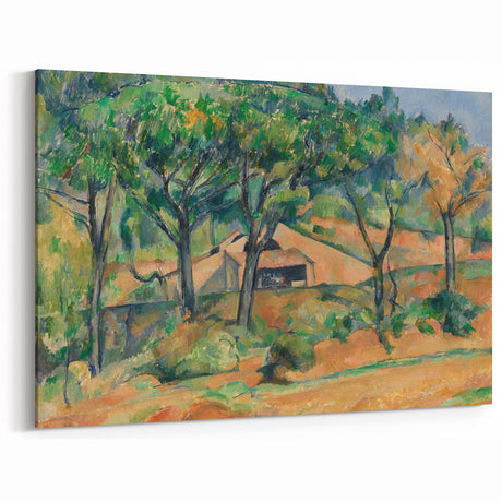 Impressionist Landscape Wall Art - House in Provence by Cézanne Print