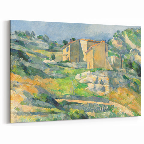 Impressionist Landscape Wall Art - Houses in Provence by Cézanne Print