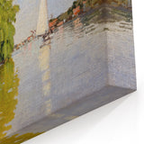 Impressionist Landscape Wall Art - Houses on the Achterzaan by Monet