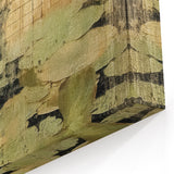 Abstract Botanical Prints - Golden Lotus Floral Canvas