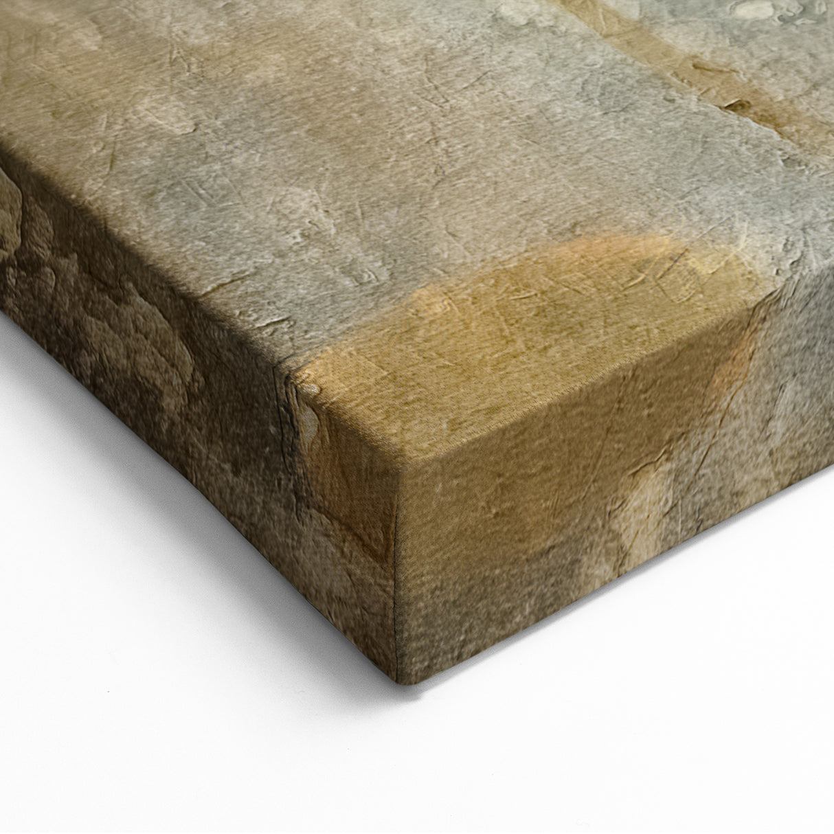 Floral Abstract Canvas - Elegant Lotus Blossom Wall Art