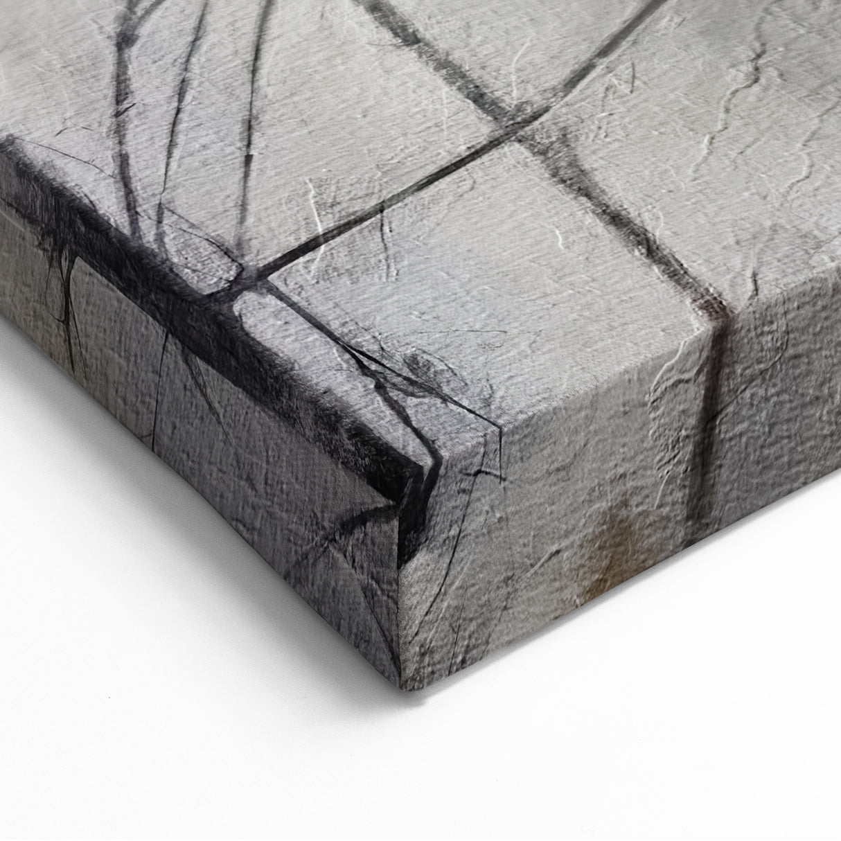 Floral Abstract Canvas Art - Modern Botanical Wall Decor in Gold Hues