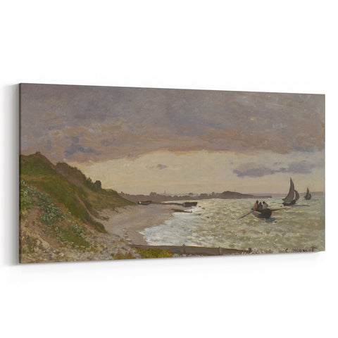Impressionist Seascape Wall Art - Coastal Scene by Monet Print