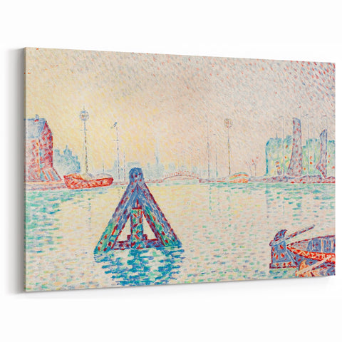 Impressionist Seascape Wall Art - The Buoy in Holland by Paul Signac