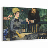 Impressionist Portrait - In the Conservatory by Édouard Manet Print