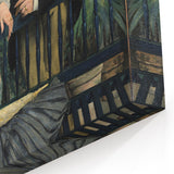 Impressionist Portrait - In the Conservatory by Édouard Manet Print