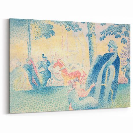 Impressionist Park Scene - In the Park by Henri Edmond Cross Print