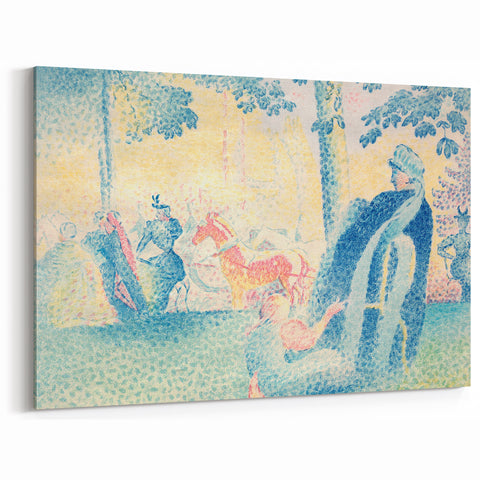 Impressionist Park Scene - In the Park by Henri Edmond Cross Print