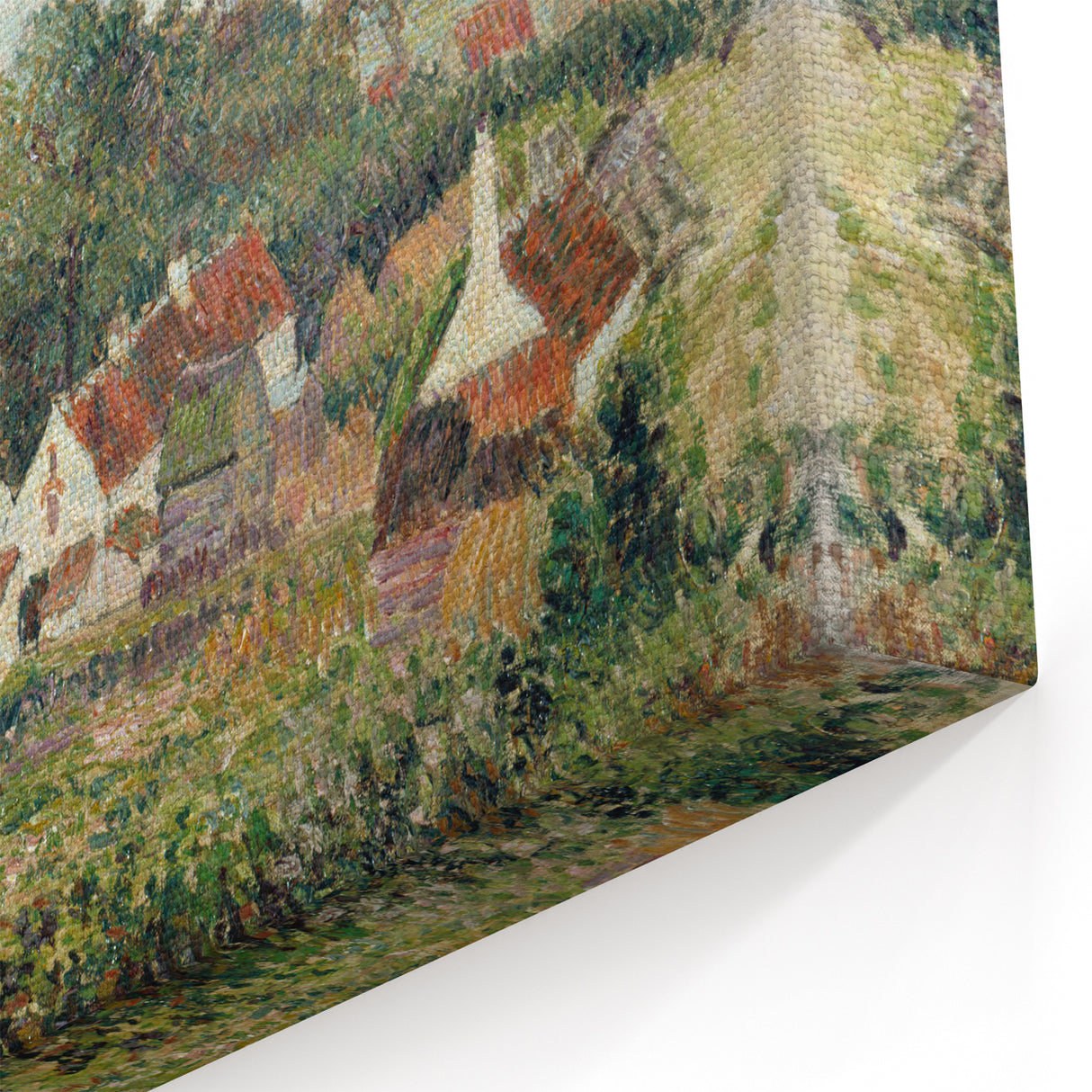 Impressionist Village Scene - Knocke Village by Camille Pissarro Print