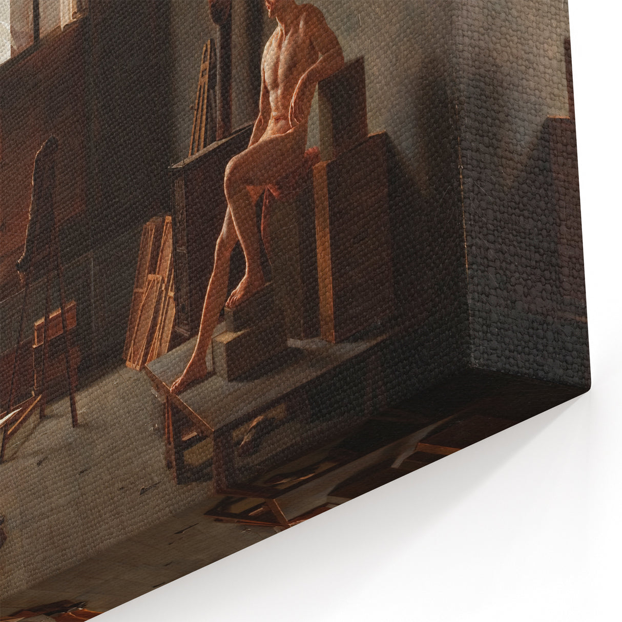 Neoclassical Art Print - The Studio of Jacques-Louis David