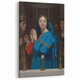 Neoclassical Religious Art Print - The Virgin Adoring the Host