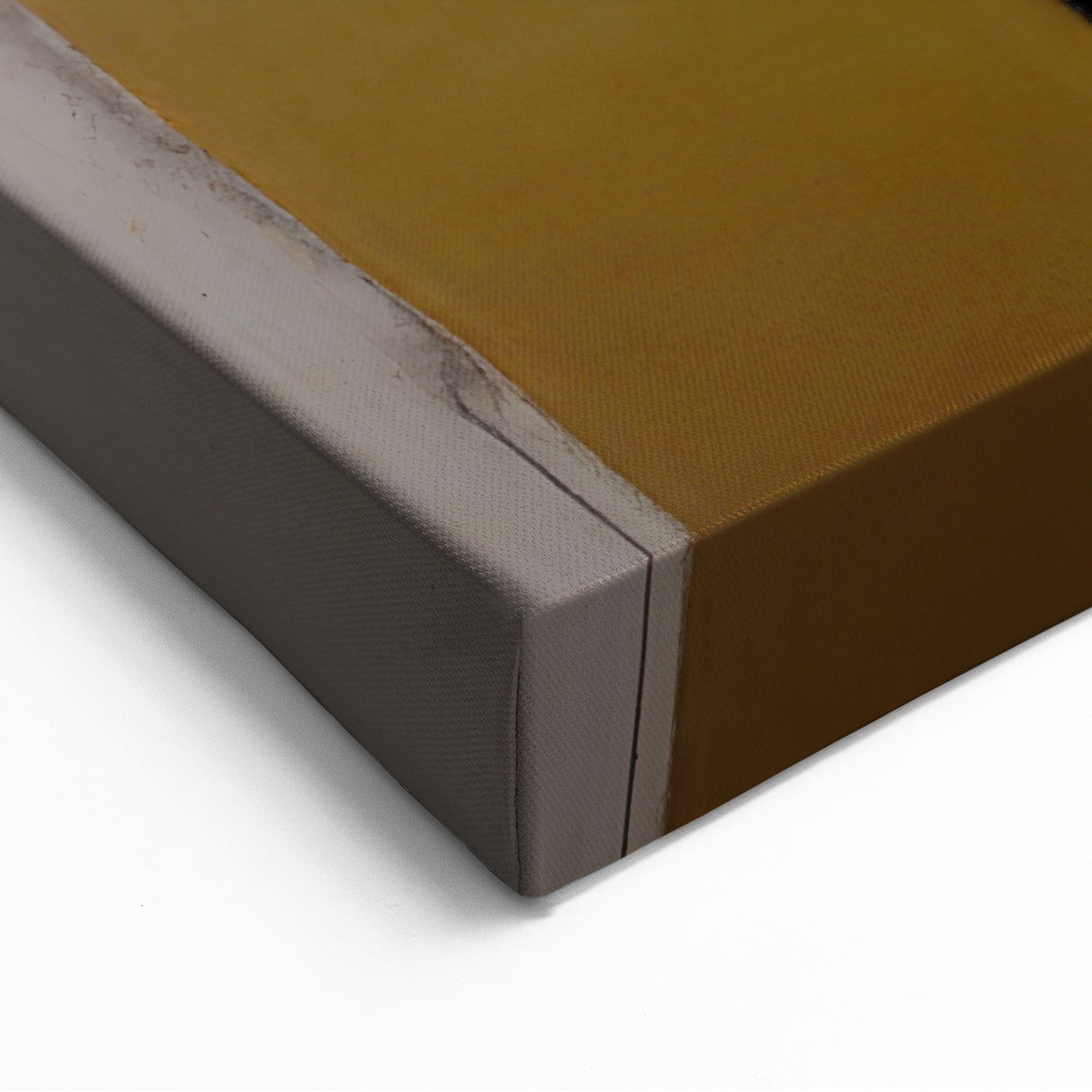 Geometric Abstract Art - Gold, Black, and Gray Textured Canvas Design