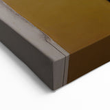 Geometric Abstract Art - Gold, Black, and Gray Textured Canvas Design