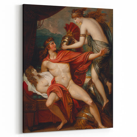 Neoclassical Greek Mythology Art Print - Thetis and Achilles by West