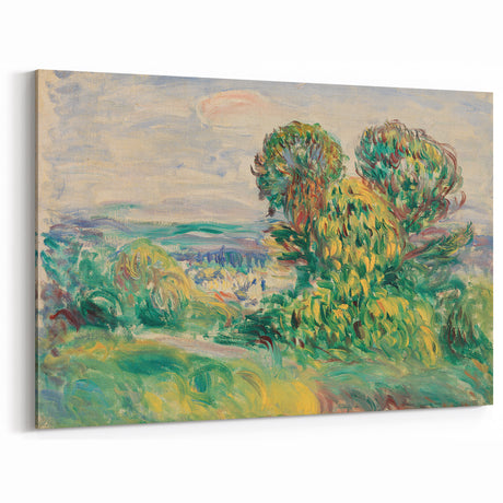 Impressionist Landscape - Verdant Scene by Pierre-Auguste Renoir Print