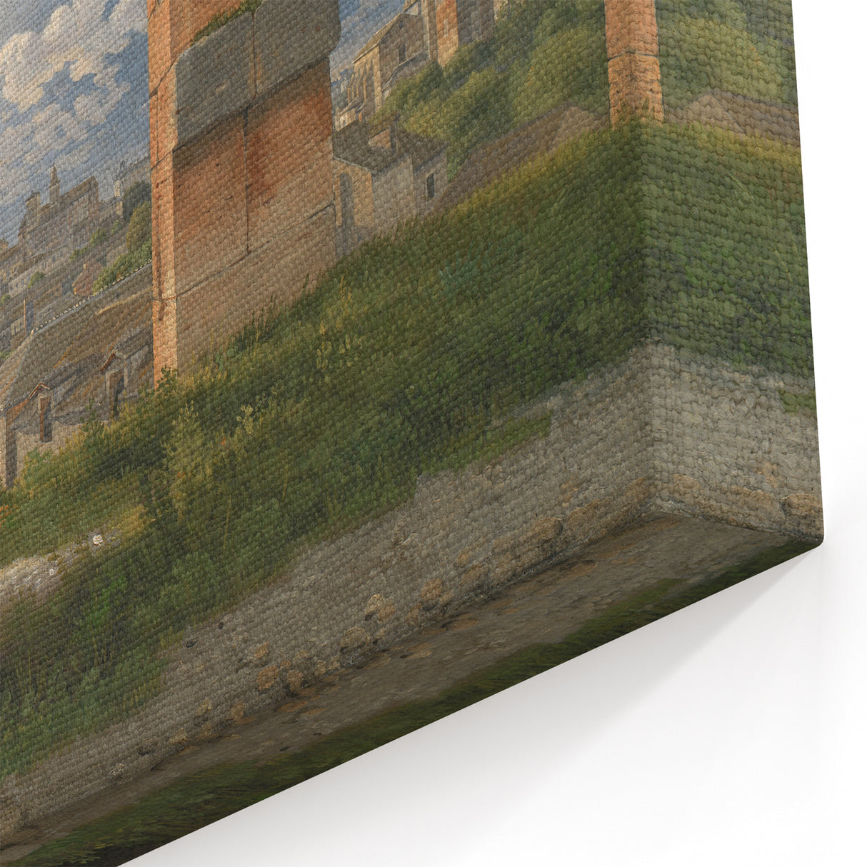 Neoclassical Landscape Art Print - Colosseum View by Eckersberg