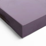 Minimalist Geometric Canvas - Purple and Silver Abstract Art Design