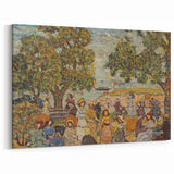 Landscape with Figures - Maurice Prendergast Impressionist Print