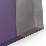 Plum and Silver Geometric Abstract Line Art - Modern Strokes Canvas