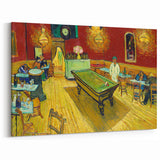 Impressionist Night Café Wall Art - Van Gogh's Vibrant Café Scene Print