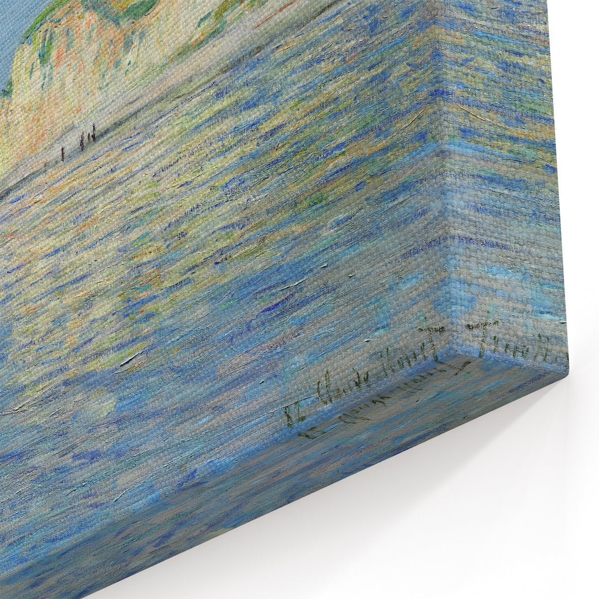 Impressionist Coastal Wall Art - Monet's Low Tide at Pourville Print