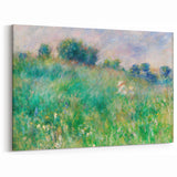 Impressionist Meadow Wall Art - Renoir’s Lush Green Landscape Print