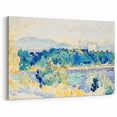 Impressionist Coastal Landscape Wall Art - Cross’ Mediterranean Scene Print