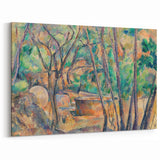 Impressionist Woodland Scene Wall Art - Cézanne's Millstone and Cistern Print