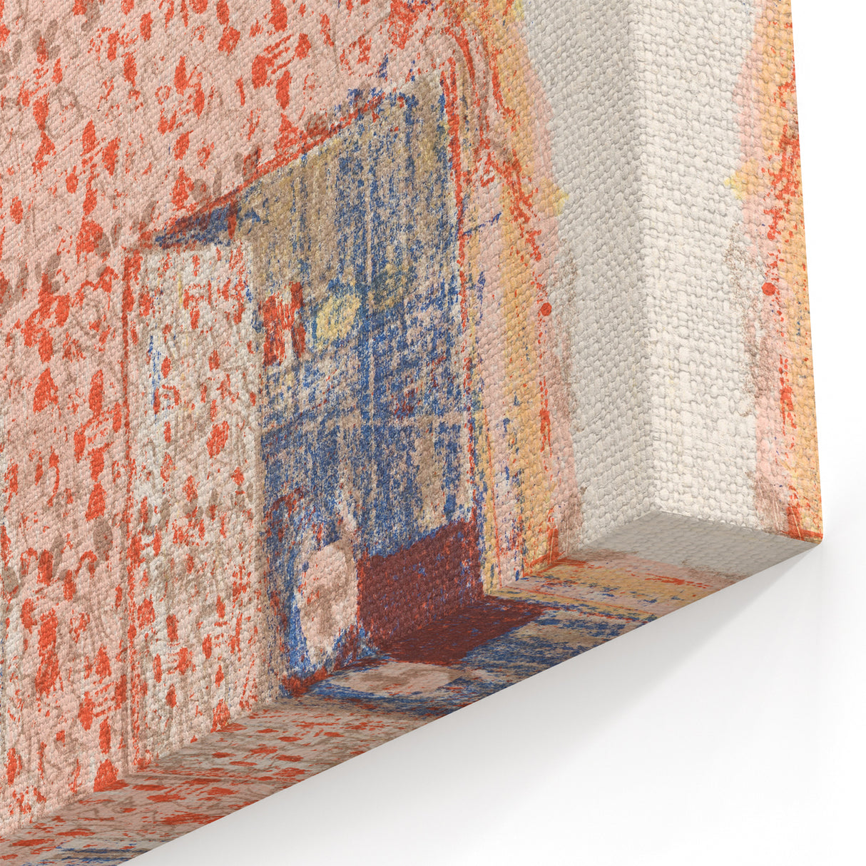 Impressionist Interior Wall Art - Vuillard’s Pink Wallpaper Scene Print