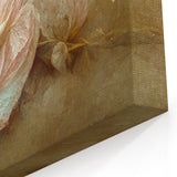 Abstract Floral Art - Elegant Blush Flower Canvas
