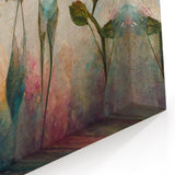 Colorful Abstract Florals - Whimsical Wildflower Canvas