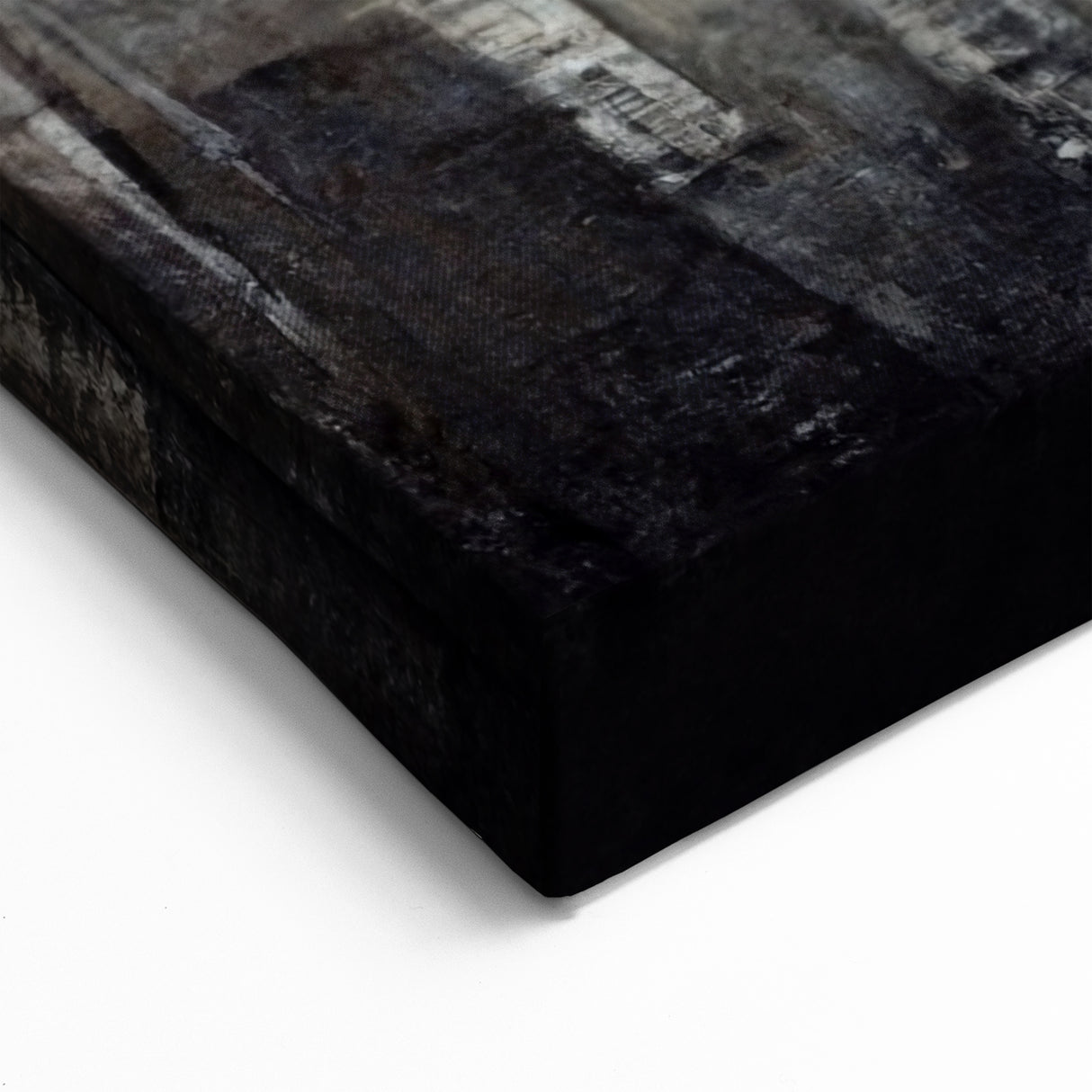 Floral Abstract Canvas Art - Twilight Blossoms Wall Decor