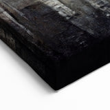 Floral Abstract Canvas Art - Twilight Blossoms Wall Decor