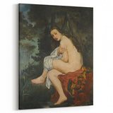 Impressionist Nude Wall Art - La Nymphe Surprise by Manet, Elegant Print