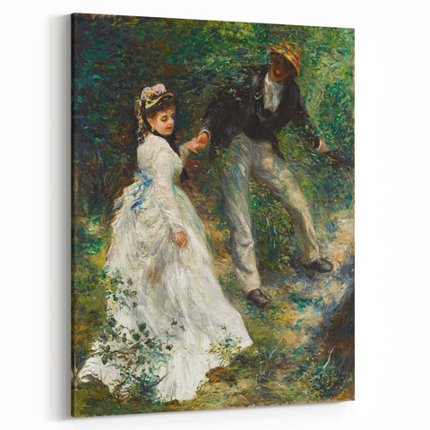 Impressionist Romance - La Promenade by Renoir, Charming Wall Art Print