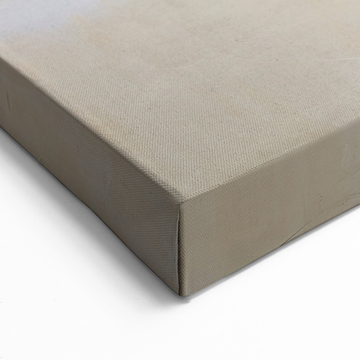 Textured Gold and Blue Circle Art - Coastal Retreat Canvas Print